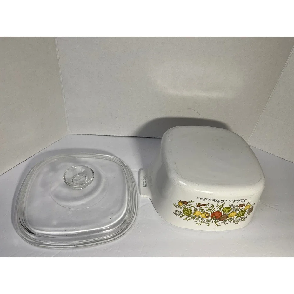 Vintage Corning Ware Spice O Life 3 Quart Dish Lid A-3-B L Echalote Marjolaine
